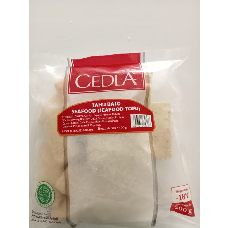 

CEDEA TAHU BASO SEAFOOD 500GR