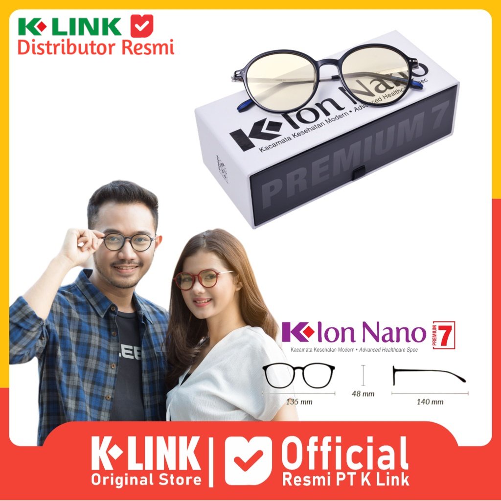 Kacamata Ion Nano  7 Original  | Kaca Mata Terapi Kesehatan Mata Minus Plus Silindris Ion Nano Origi