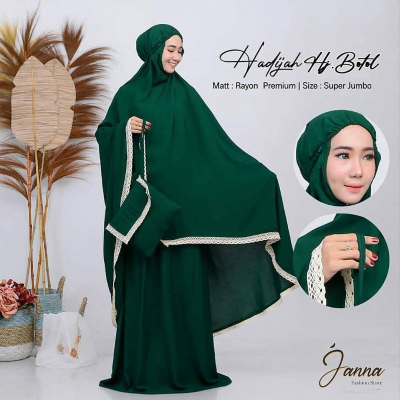 HADEJAH MUKENA SUPER JUMBO BY JANNA