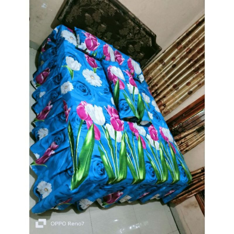 Seprei variasi rumbai uk kasur no 1 180cmx200cm (bantal 2 guling 2) REAL PICT NO EFEK