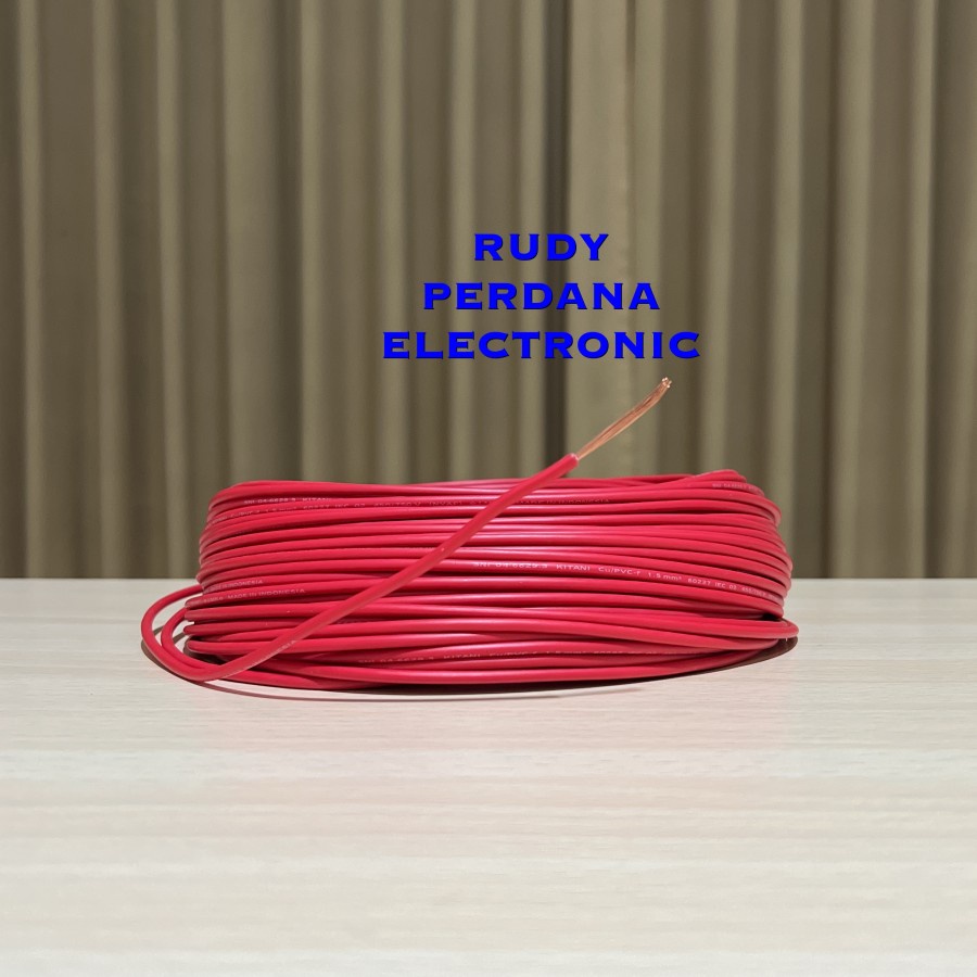 KABEL LISTRIK SERABUT TEMBAGA NYAF LMK SNI 1x1.5MM 1 x 1.5 MM KITANI