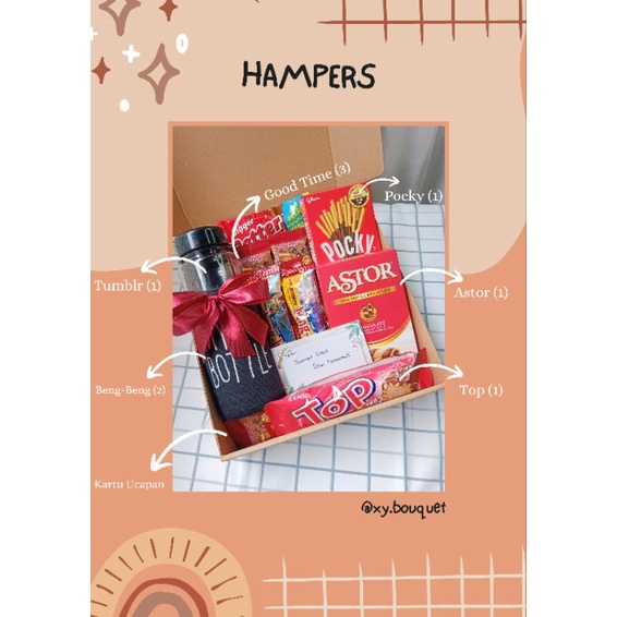 

[ READY ] Hampers | Snack Box | Hampers Box | Kado Wisuda