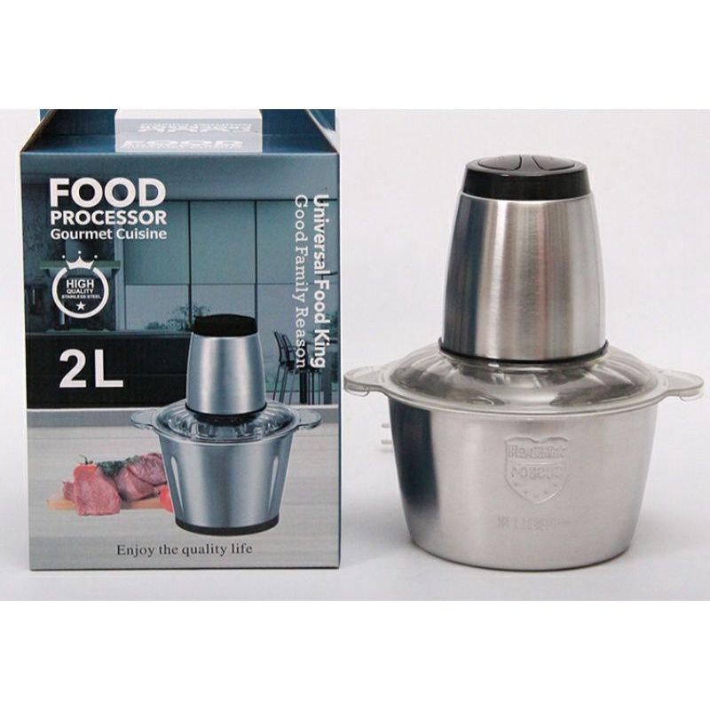 CHOPPER BLENDER DAGING / MEAT GRINDER /STAINLESS STEEL - 2 / 3 LITER