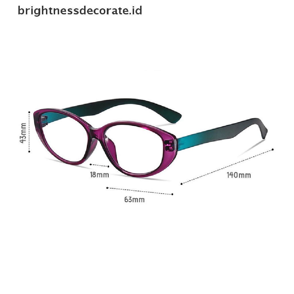 [Birth] Kacamata Baca Klasik Anti Blue Light Presbyopia Glasses Kacamata Baca Perempuan Hyperopia Kacamata Baca Anti Radiasi Komputer [ID]