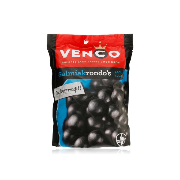 

Permen Venco Salmiak Rondo's Balls Zacht Zout Drop Licorice 260 Gram