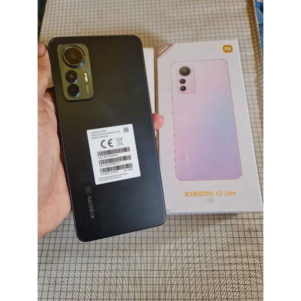 xiaomi 12 lite 5g 8/256 second lengkap mulus