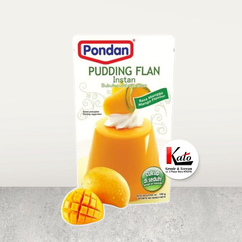 

Pondan Pudding Flan Mangga Puding Instan Pouch 100gr