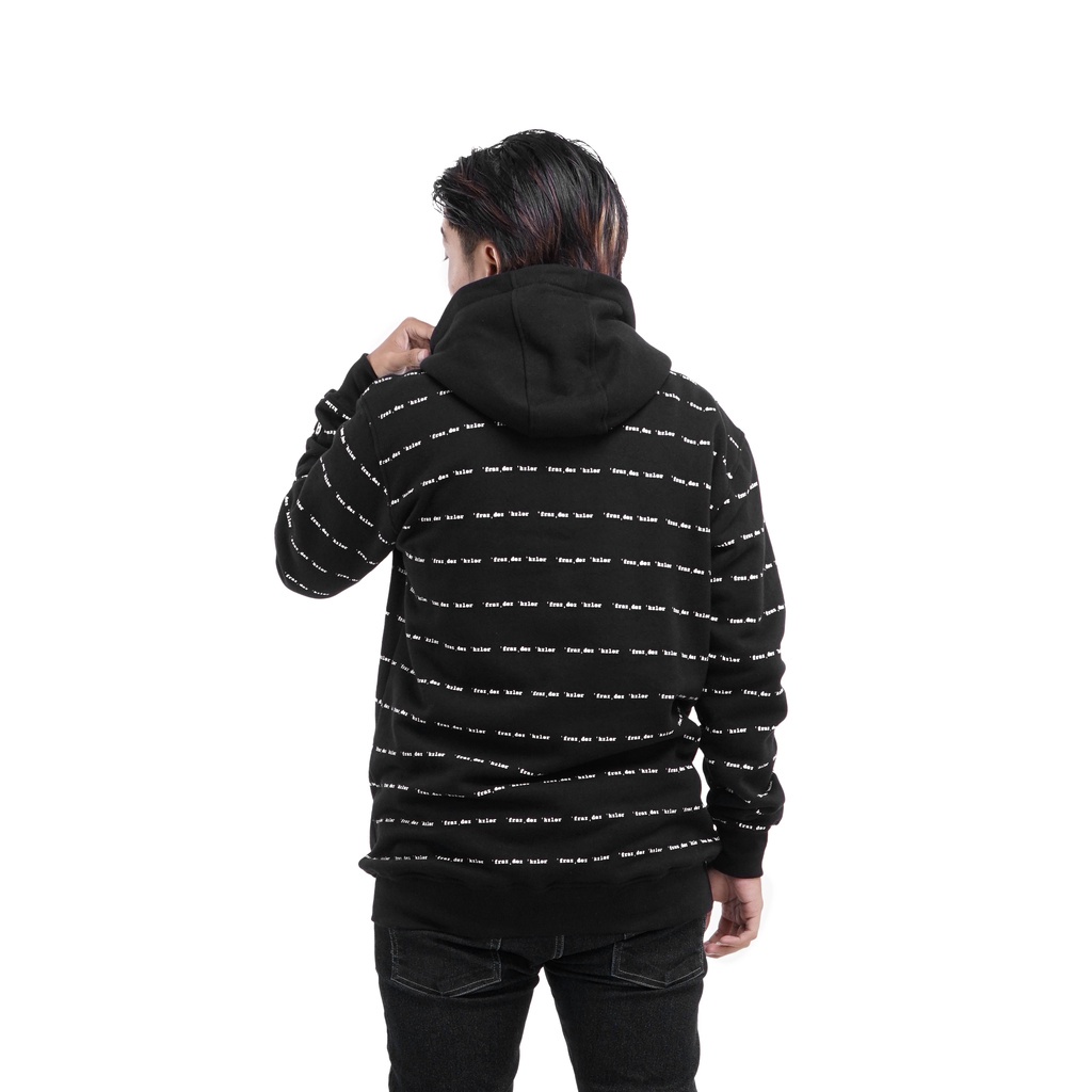 JAKET HOODIE FRIDAY KILLER | SPELLING BLACK HOODIE