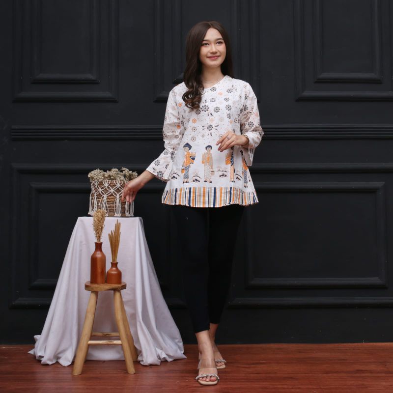 ATASAN BLOUSE BATIK  MBOK GENDHONG || ATASAN BU TEJO