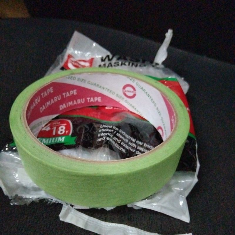 

MASKING TAPE / SOLASI / SOLATIP/ SELOTIP / TALI / DAIMARU TAPE / 18YARDS 24 HOURS KERTAS