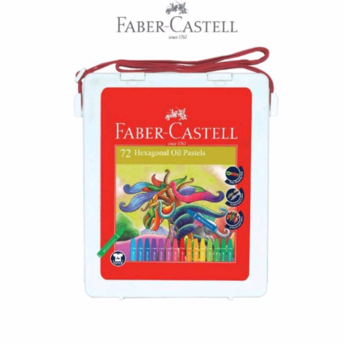 

Pastel Crayon Faber Castell 72/ Hexagonal Oil Pastel Faber Castell 72 Warna