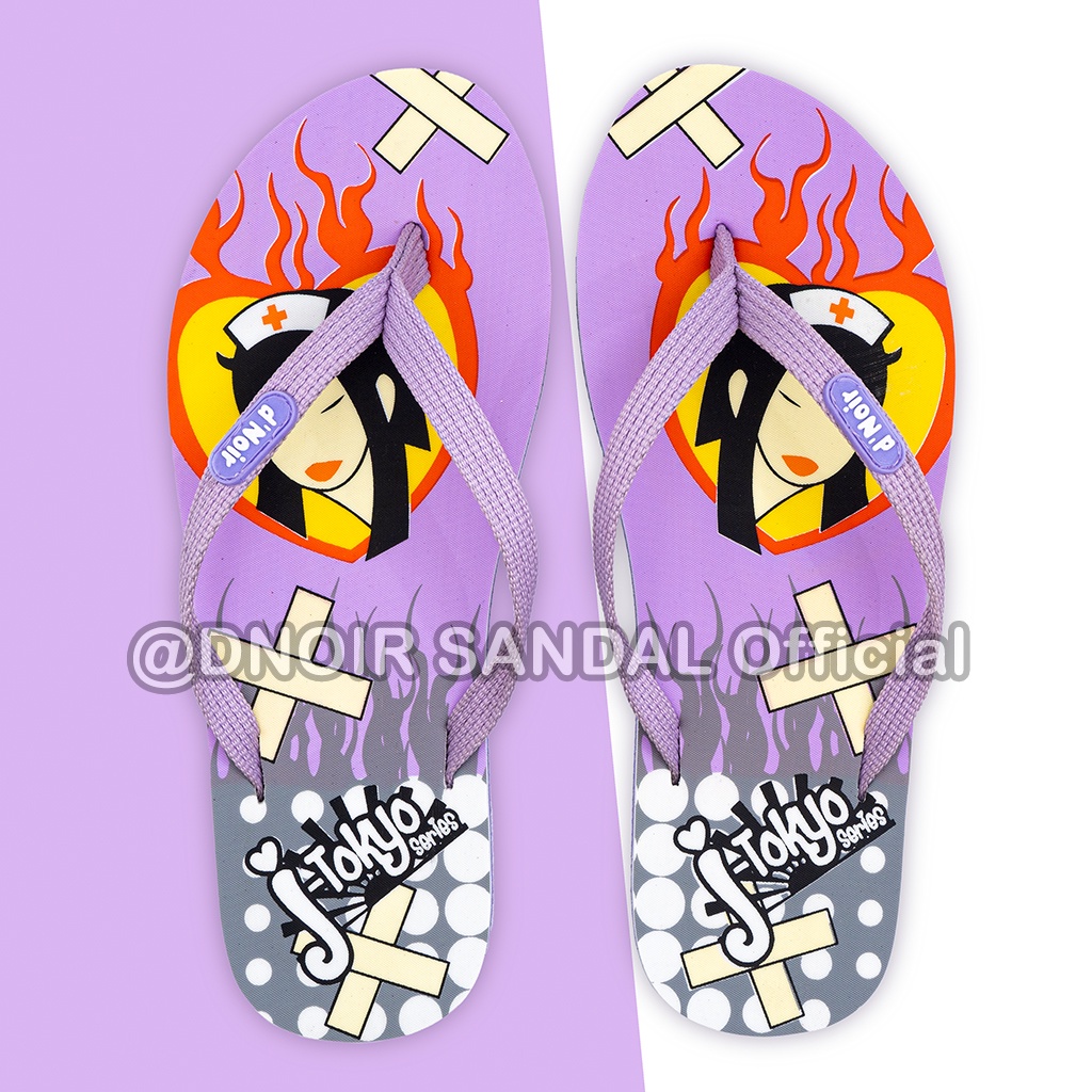 DNOIR Sandal Jepit Wanita TOKYO size 37 - 40
