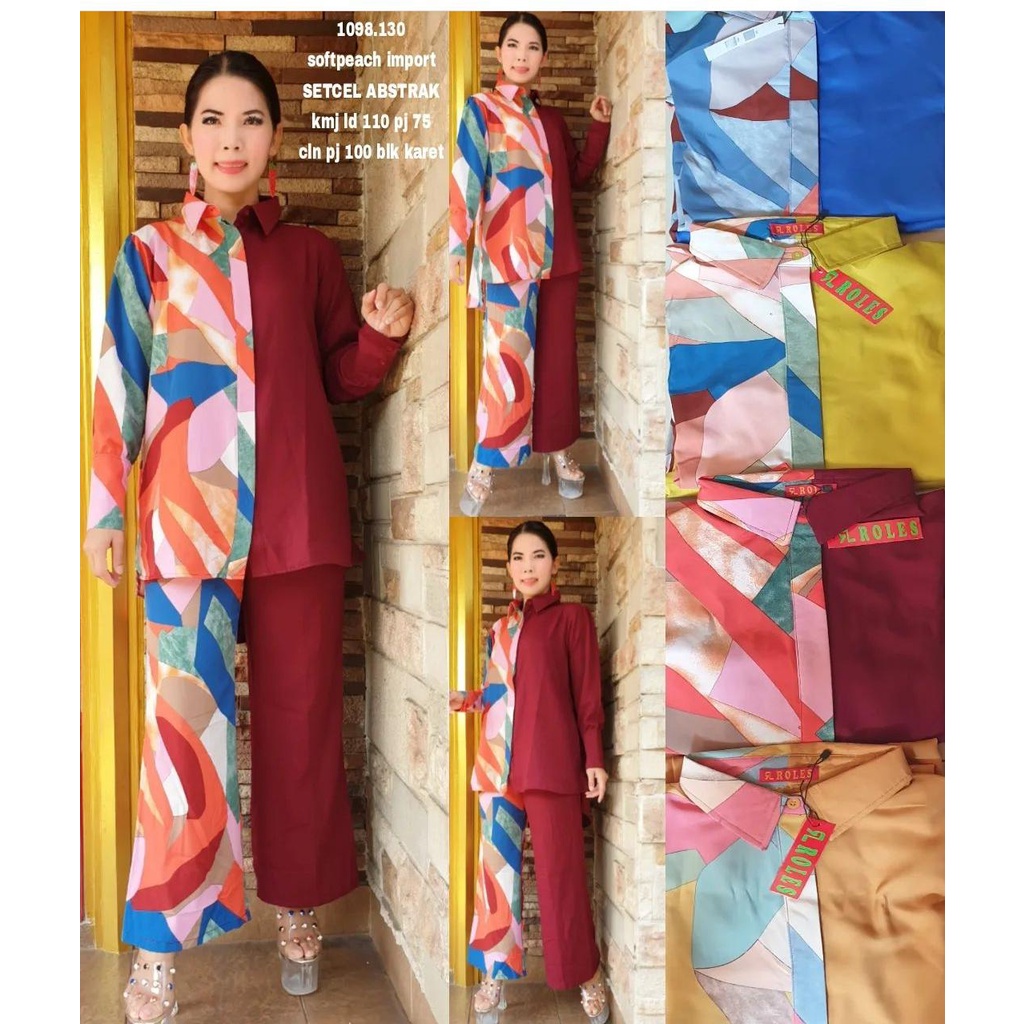SETELAN/ONESET MOTIF BANGKOK IMPORT PREMIUM