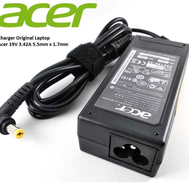 Baru Sampai ACER - Charger Laptop Acer Aspire E, E, E, E ORIGINAL Termasuk Kabel Power
