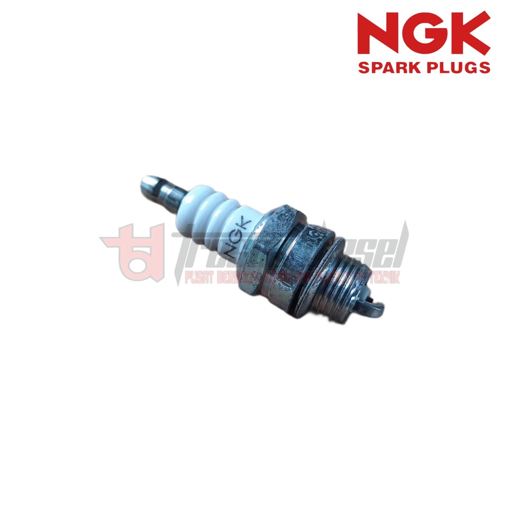 BUSI NGK BPM6A BUSI POTONG RUMPUT NGK BUSI SENSO BUI CHAINSAW BUI MESIN POTONG RUMPUT BPM6A NGK WSR7