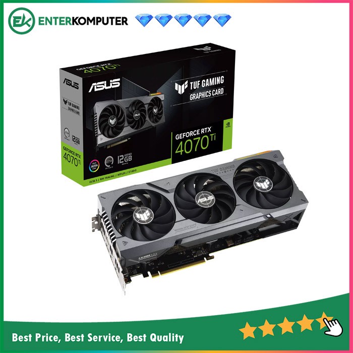 Asus GeForce RTX 4070 Ti 12GB GDDR6X - TUF Gaming