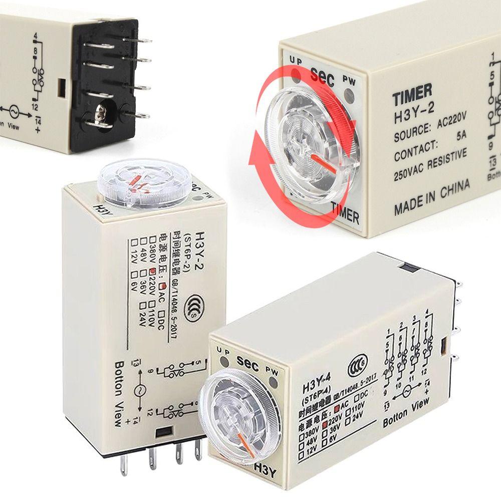 POPULAR Delay Time Relay HY2NJ MY4NJ 14-pin 8-pin Power On Modul Relay