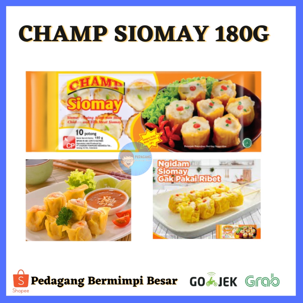 CHAMP Siomay 180g/ Siomay Champ / DIM SUM Champ