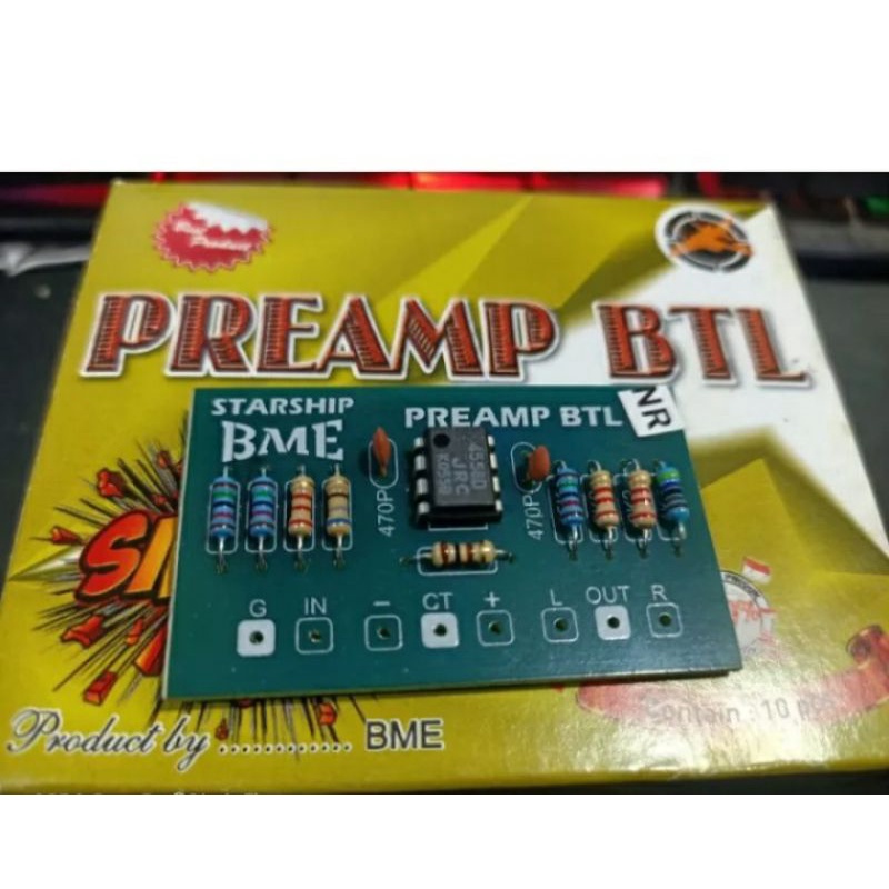 KIT Preamp BTL driver power BME