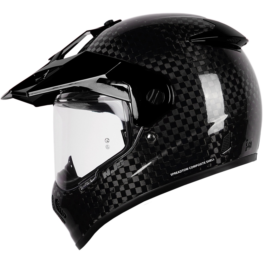 NJS S-CROSS CARBON SPREADTOW - Helm adventure touring Helm FullFace | NJS Scross | Scross | Scross C