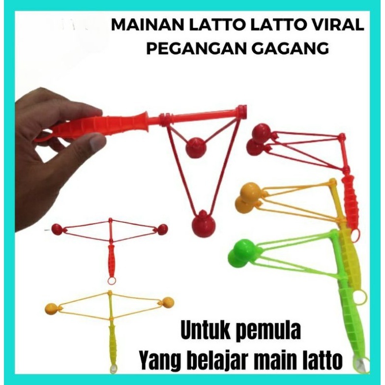LATO LATO - lato lato matic - lato lato gagang besar - mainan etek etek jadul