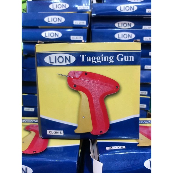 

tag gun lion