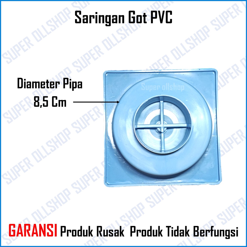 Saringan Got / Sarangan Got Plastik Pvc / Floor Drain Saringan Got Kamar Mandi Pvc Tebal Termurah