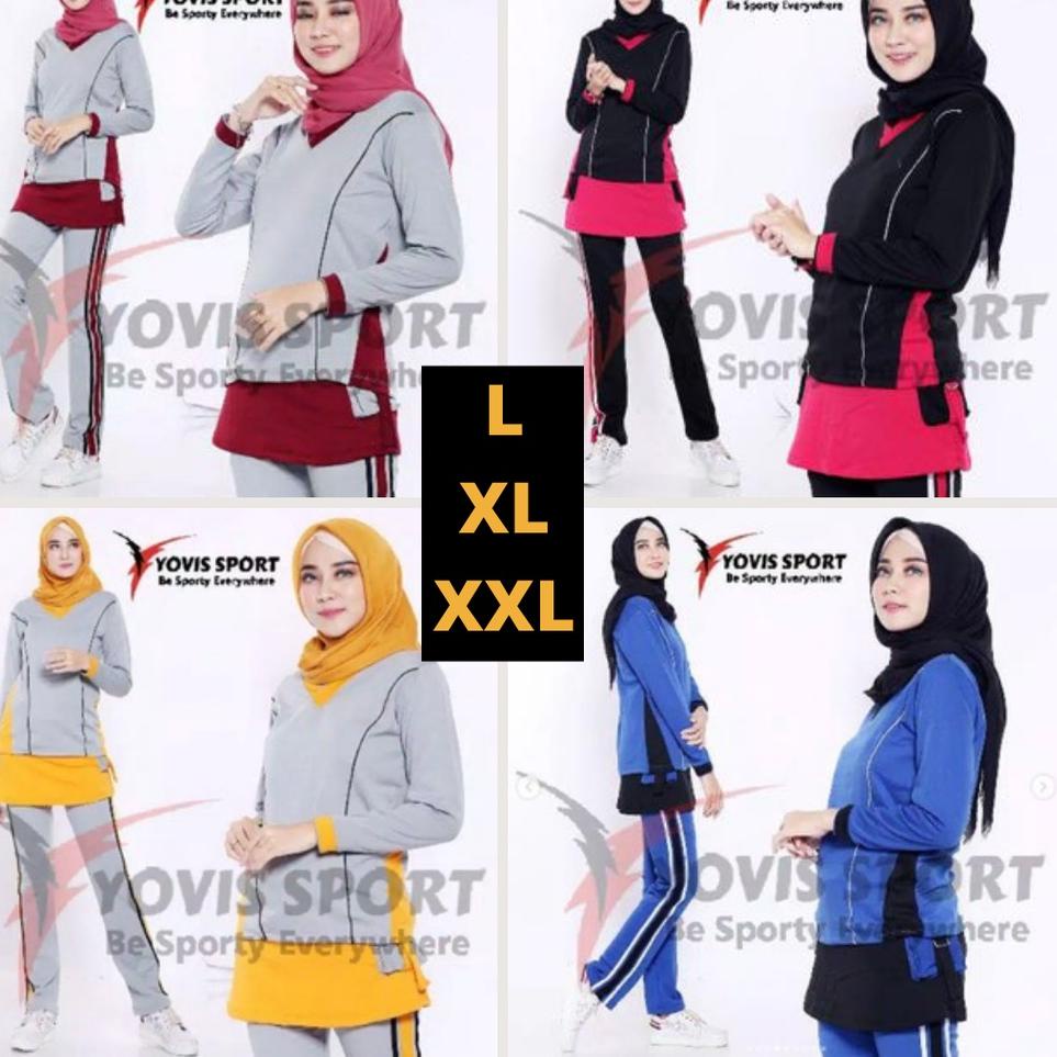 Baju Olahraga Wanita Muslim Pakaian Aerobic Baju Setelan Senam Zumba Aerobic Muslim Pakaian Senam Ce