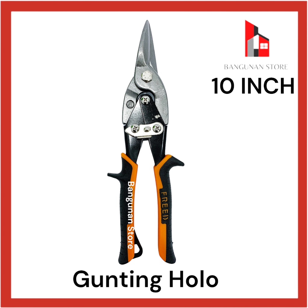 

Gunting Baja Ringan 10" | Gunting Holo 10 Inch | Gunting Seng Murah