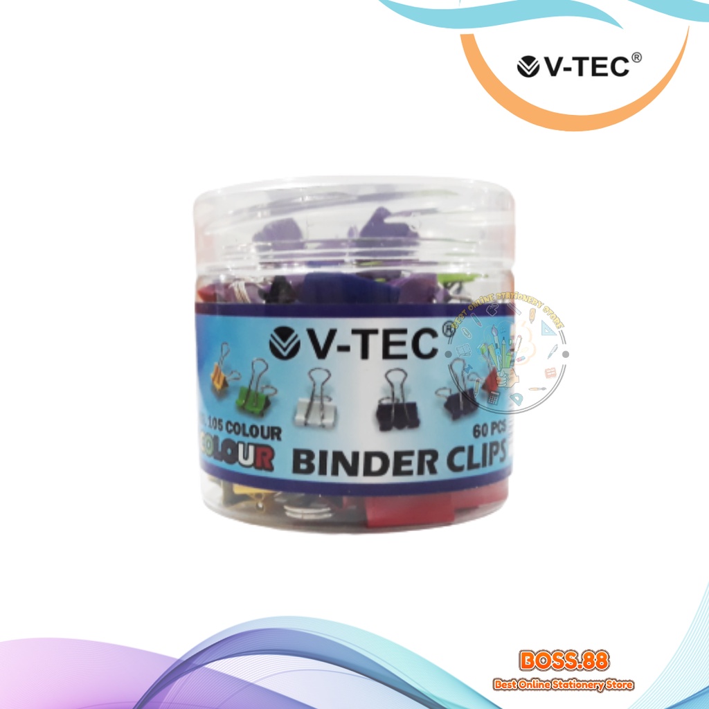 

BINDER CLIP / KLIP BINDER V-TEC NO. 111 WARNA