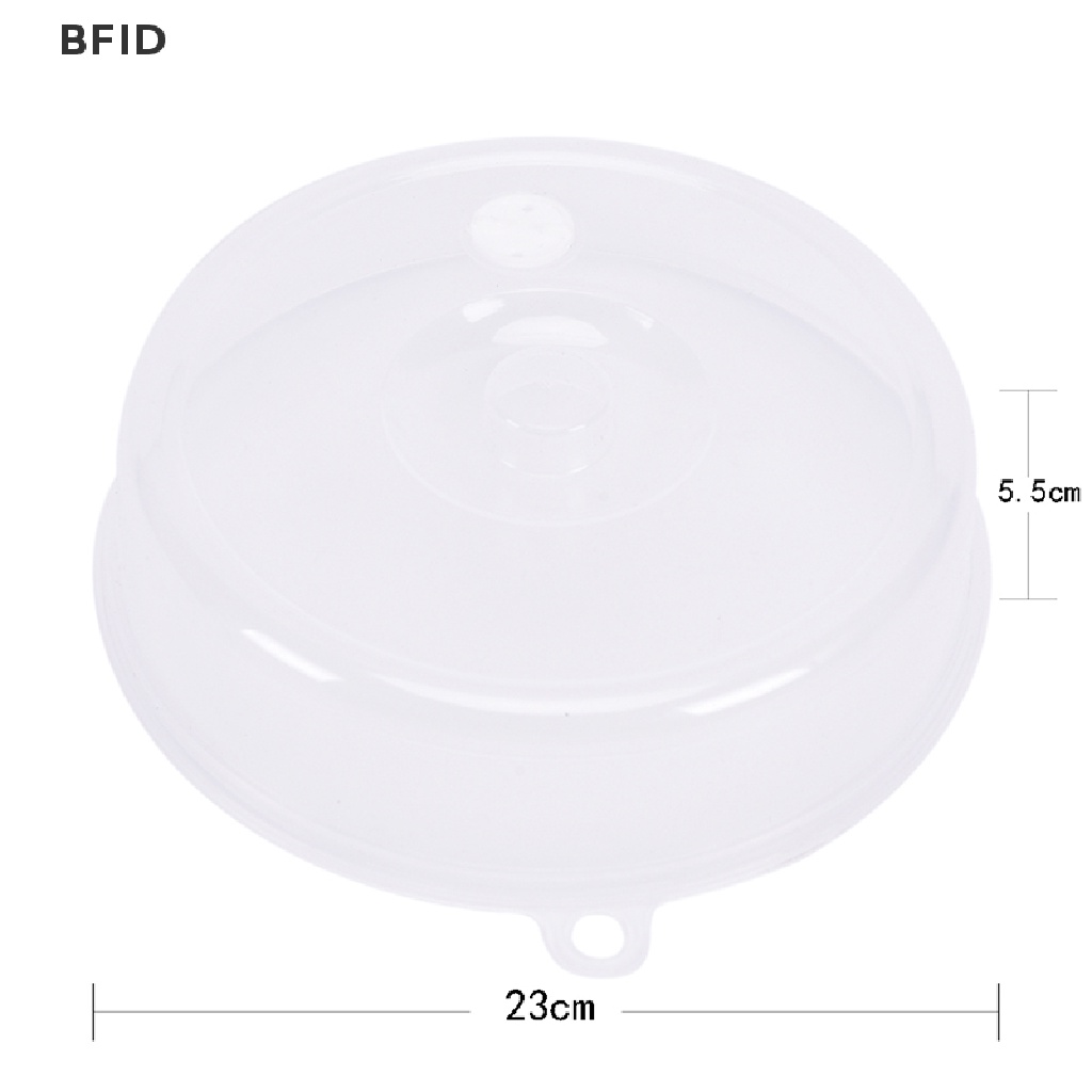 [BFID] Penutup Piring Microwave Bening Tutup Piring Makanan Ventilasi Uap Masak Dapur [ID]