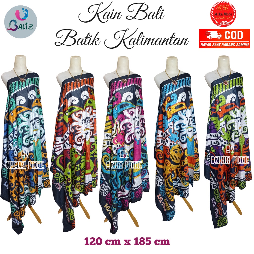 Kain Pantai Kain Bali Pantai - Kain Bali Motif Batik Kalimantan Jumbo - Sarung Pantai SEMBILAN MODE - Sarung Bali - Kain Pantai - Kain Katun Jepang - Kain Untuk Hiasan Dinding - Kain Untuk Plafon Mobil Truk Dan Mobil 3/4 Lainnya