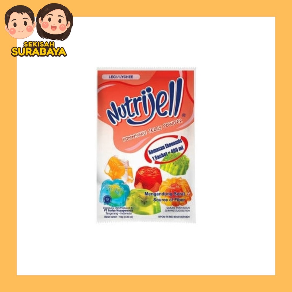 

Nutrijell Leci/Lychee Kemasan Eko 10gr