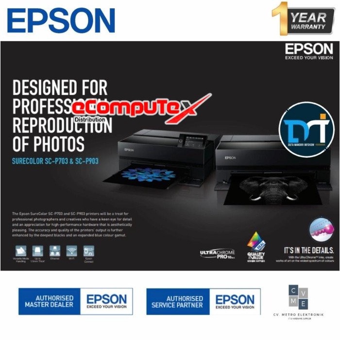 PRINTER EPSON SURECOLOR SC-P703 A3+ PROFESSIONAL PHOTO PRINTER PIGMENT INK SC P703