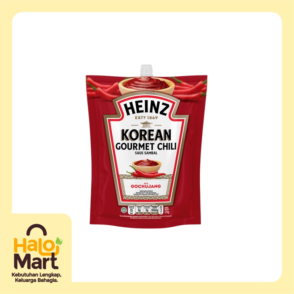 

HEINZ KOREAN GOURMET CHILI ALA GOCHUJANG 125 GR