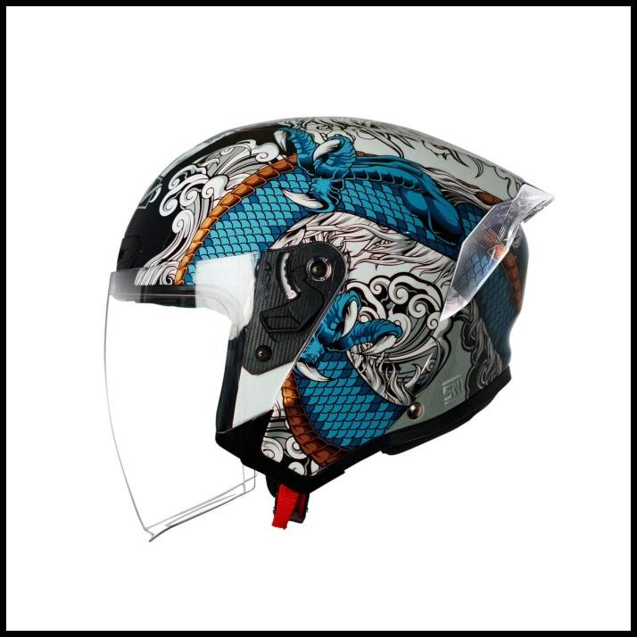 Rsv New Windtail Ryujin / Helm Half Face / Helm Rsv Windtail