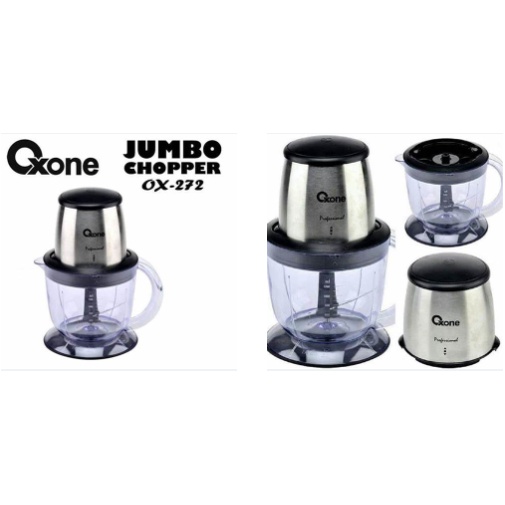 OXONE CHOPPER OX 272 / OX272 (PLASTIK / 1,2 LITER) GARANSI RESMI