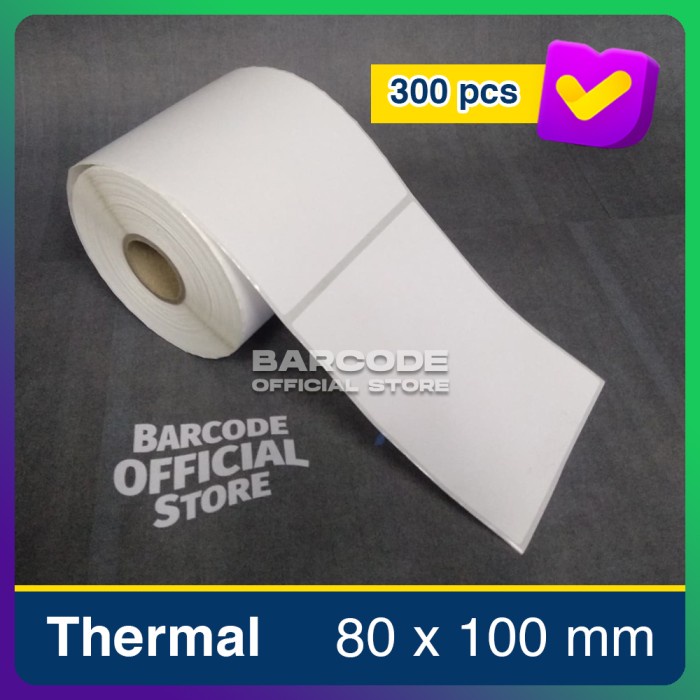 

Term Label Thermal Pengiriman Clodeo 80 X 100 Mm Stiker Termal Isi 300 Pcs