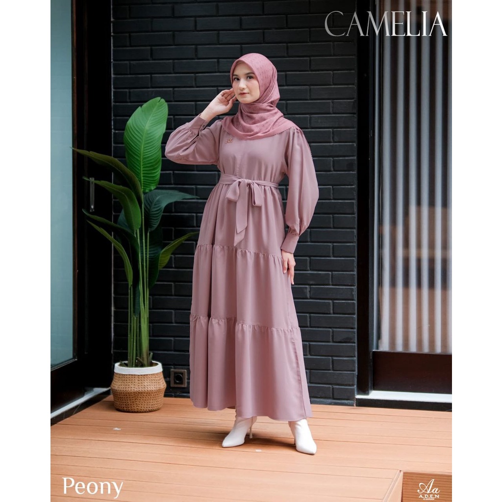 CAMELIA DRESS ONLY BY ADEN HIJAB/GAMIS POLOS
