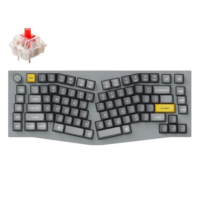 Keychron Q10 Alice Layout QMK Fully Assembled Knob Mechanical Keyboard