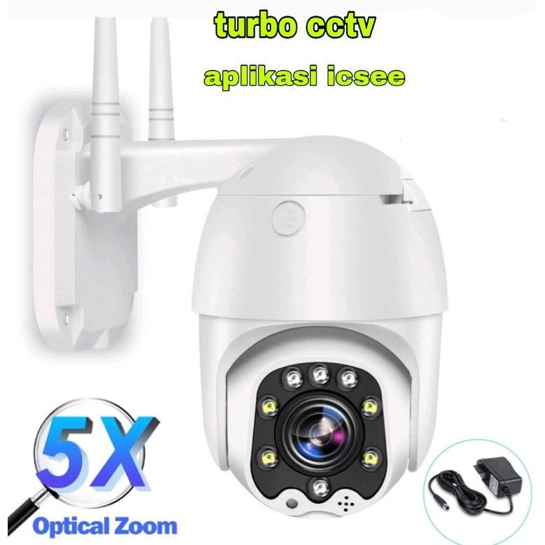 Ip Camera Wifi Ptz Wireless Icsee 8Mp Bisa Zoom 5X Optical Onvif 360 Berkualitas Best Seller