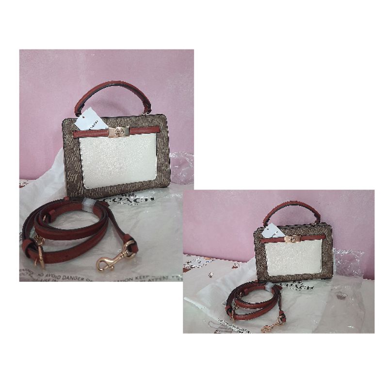 Coach signature mini Lane Top Handle