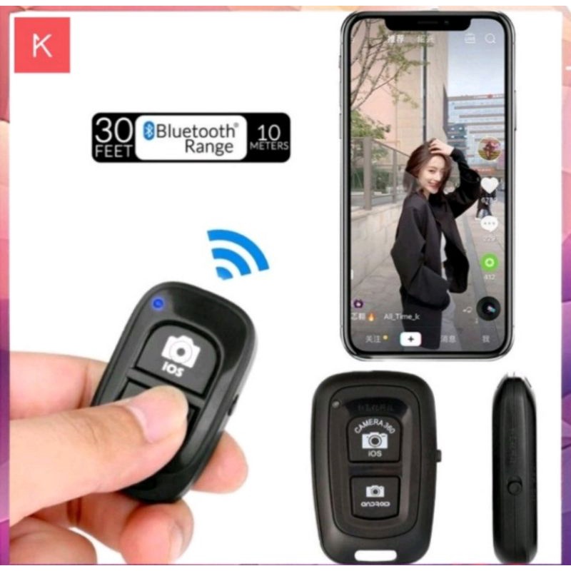 REMOTE BLUETOOTH KAMERA HP / REMOTE SHUTTER Tongsis BLUETOOTH KAMERA