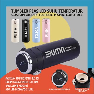 Jual Tumbler Peas Cup Led Suhu Thumbler Peas Cup Led Suhu Tambler