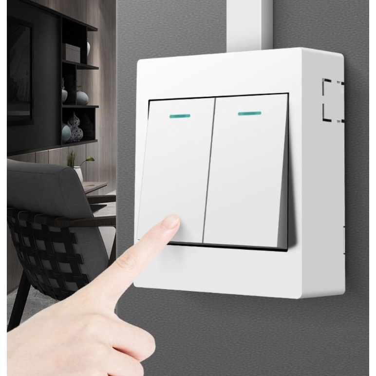 saklar lampu inbow luar bisa untuk rumah kayu/tembok 1 way