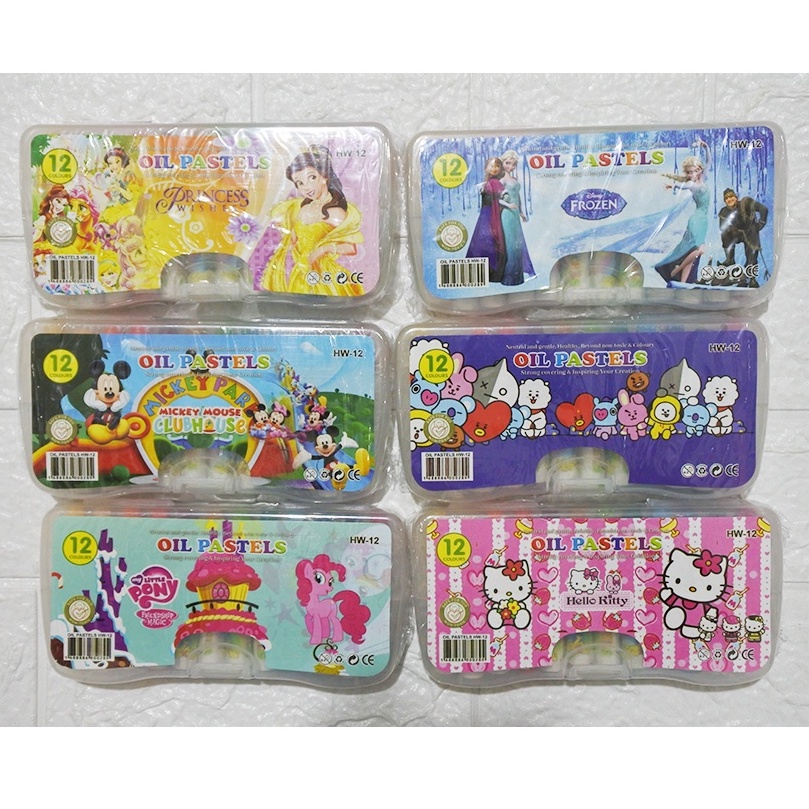 

Crayon Oil Pastel 12 Warna Fancy Karakter