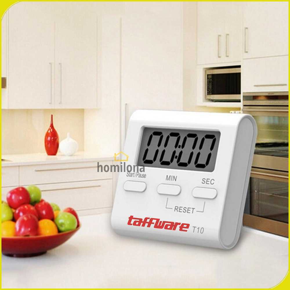 Taffware Timer Masak Dapur Countdown Digital Alarm Clock - T10