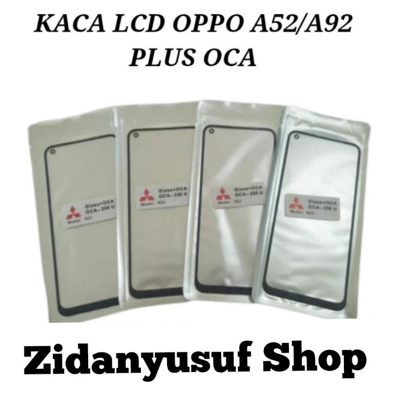 KACA LCD+LEM OCA OPPO A52 / A92 2020 KACA DEPAN GLASS TOUCHSCREEN