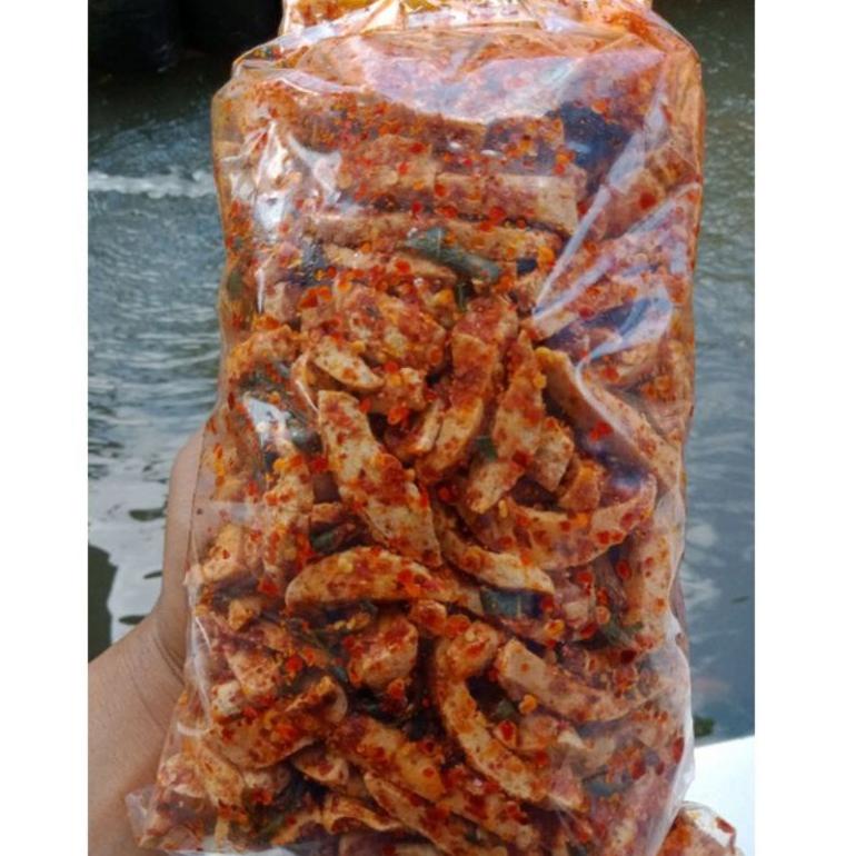 

SUPER LARIS V853 Basreng baso goreng pedas daun jeruk 500gram ➧