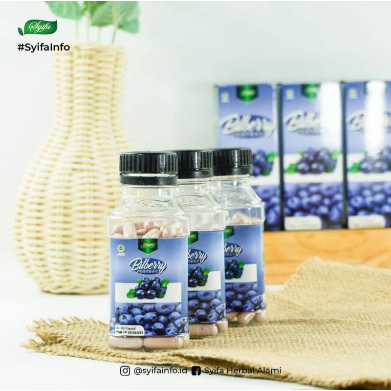 Kapsul Ekstrak Bilberry Obat Suplemen Vitamin Herbal Mata Minus Plus Rabun Jauh Dekat Silinder Katarak Glukoma Glaukoma Malas Lelah Buram Anak Dewasa